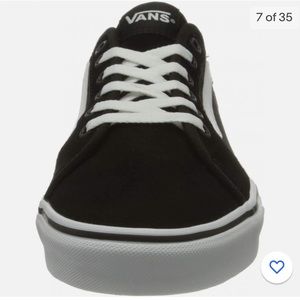Vans Filmore Decon Men Sneakers Black/White Leather Checkerboard main image 1